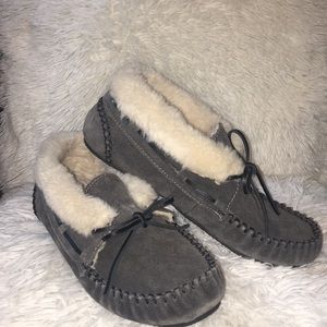 Gray Minnetonkas